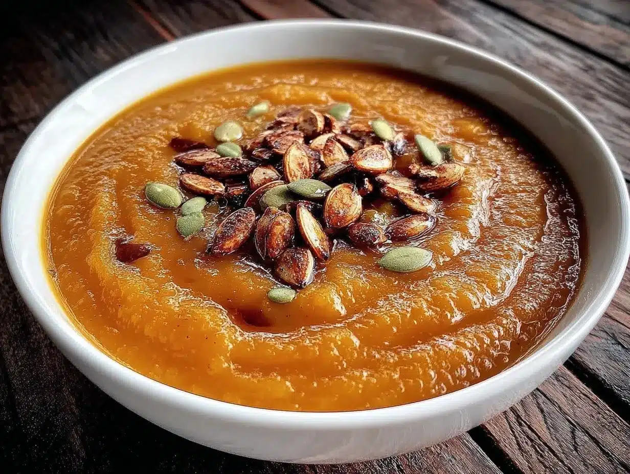slow cooker butternut squash soup preparation steps