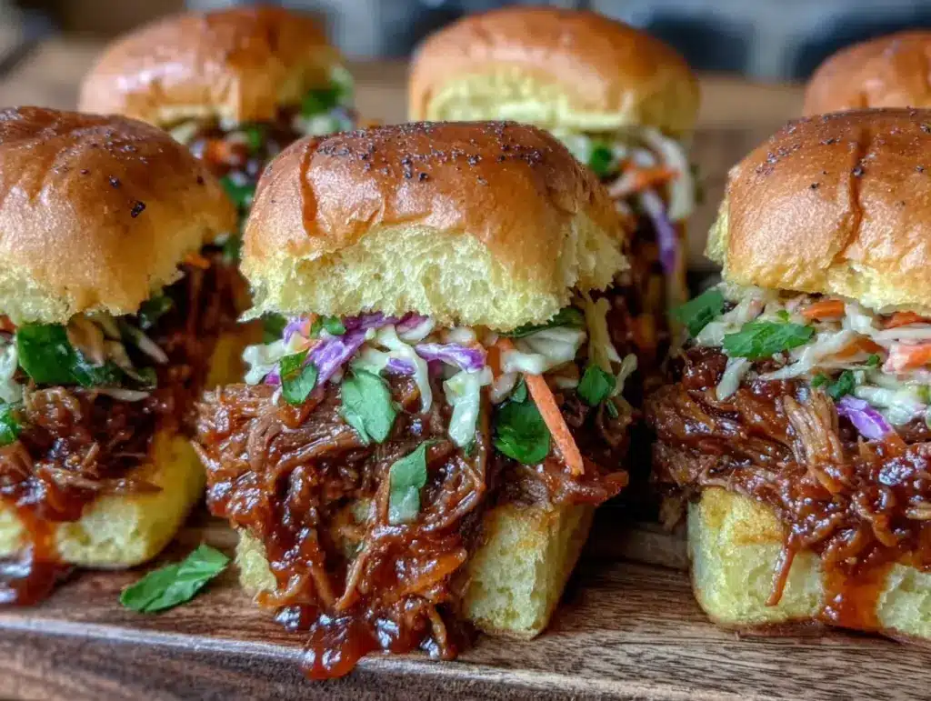 slow cooker dr pepper pulled pork sliders - featured image
