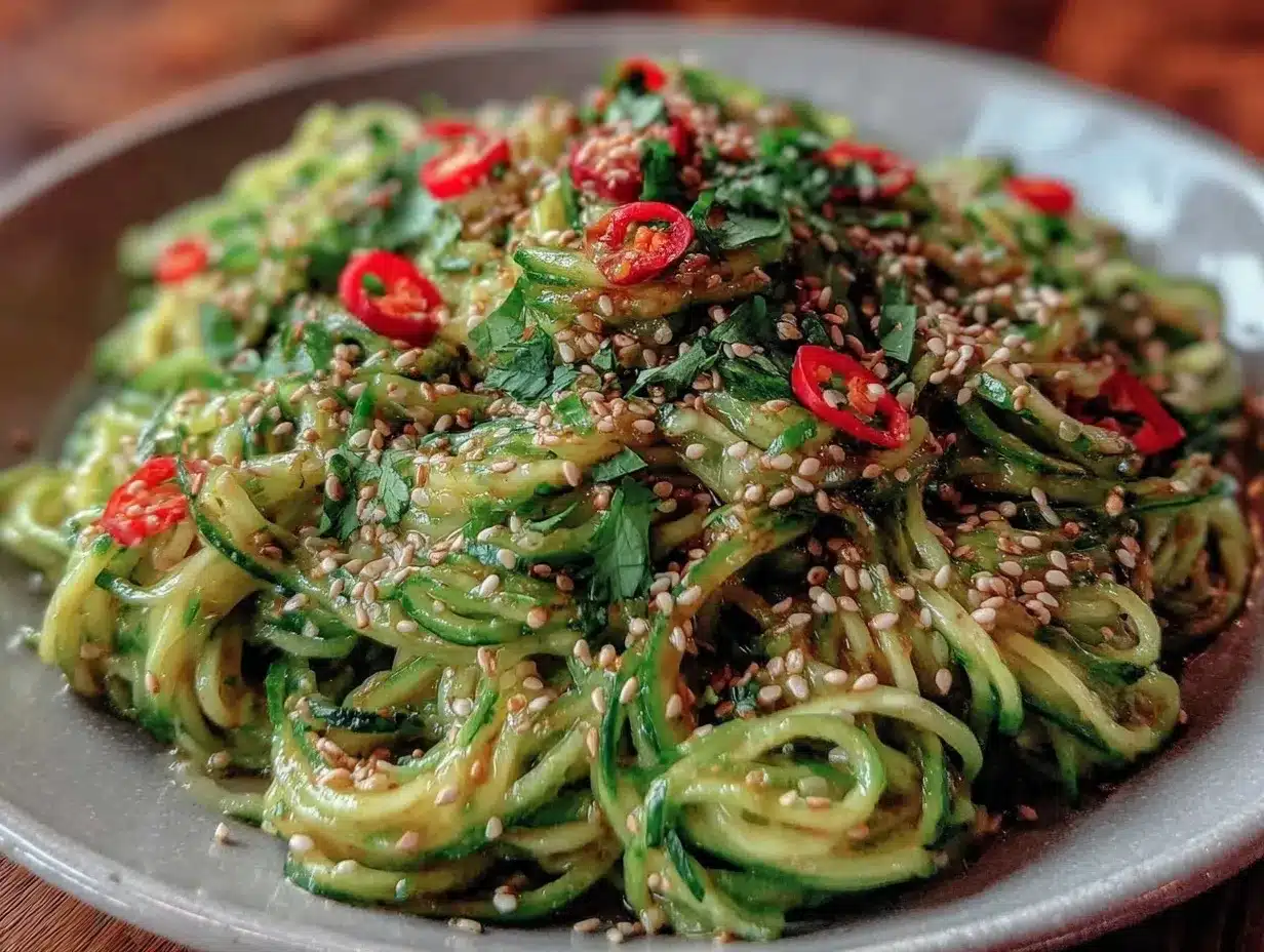 smashed cucumber noodle lunch box preparation steps