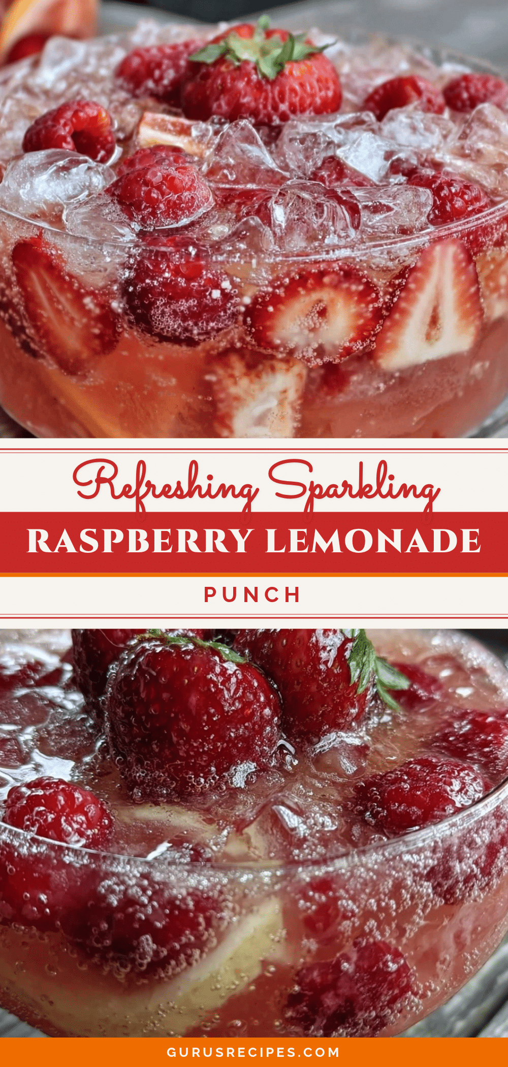 sparkling raspberry lemonade punch recipe