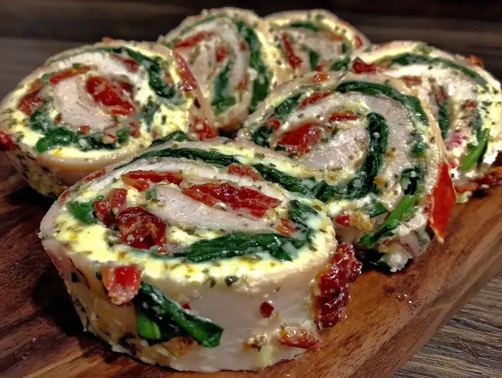 turkey pinwheel roll-ups - featured image