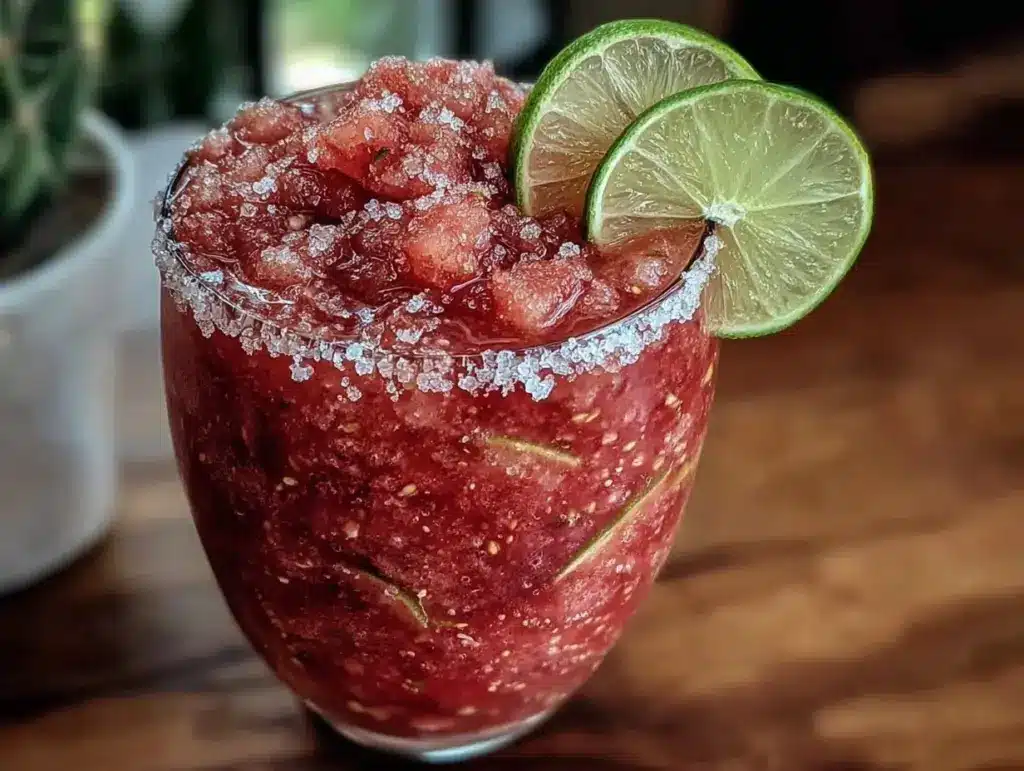 Watermelon Tequila Slushie - featured image