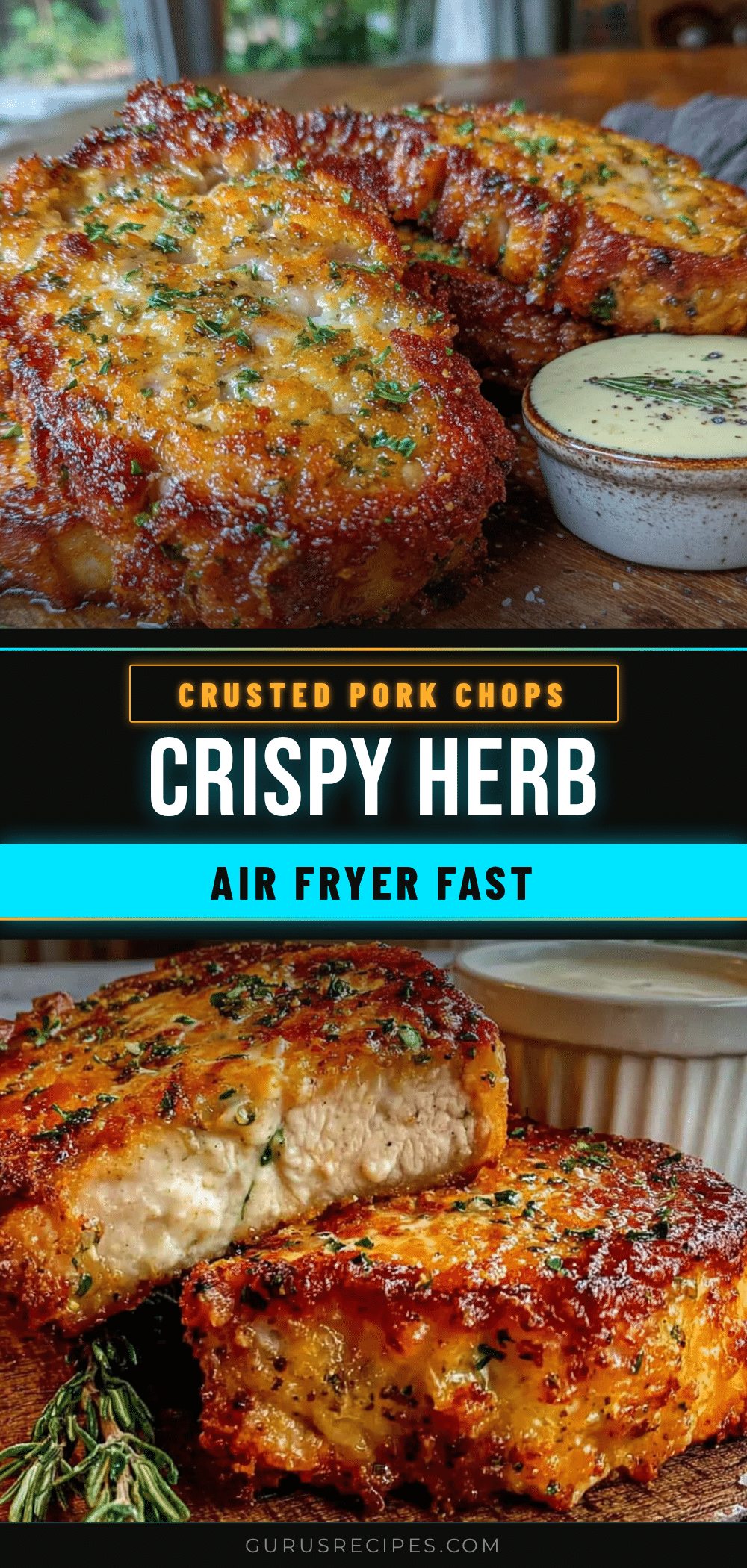 air fryer pork chops recipe