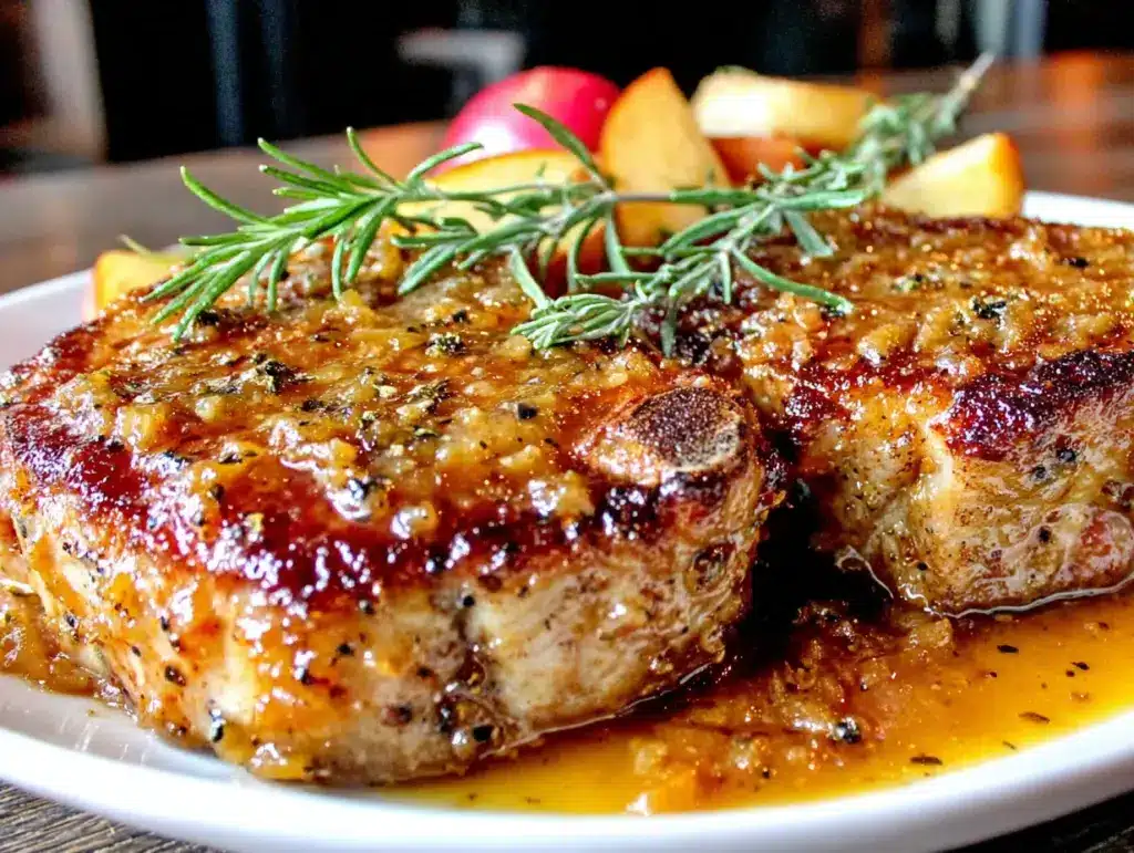 apple cider braised pork chops - featured image
