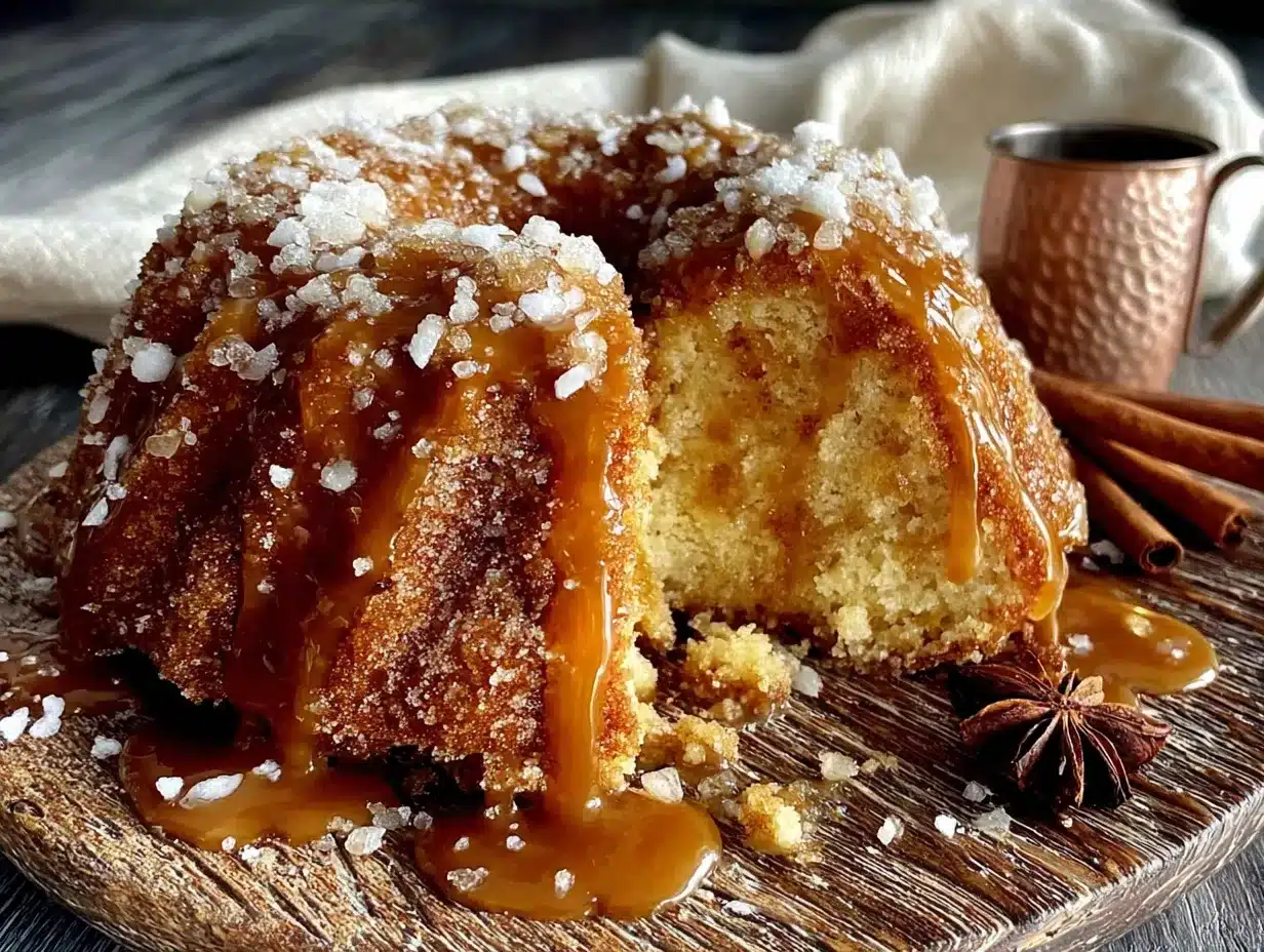 apple cider donut bundt cake preparation steps