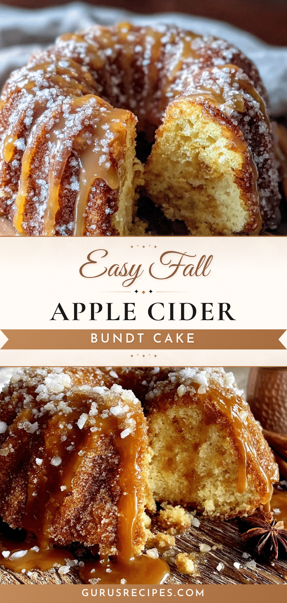 apple cider donut bundt cake recipe