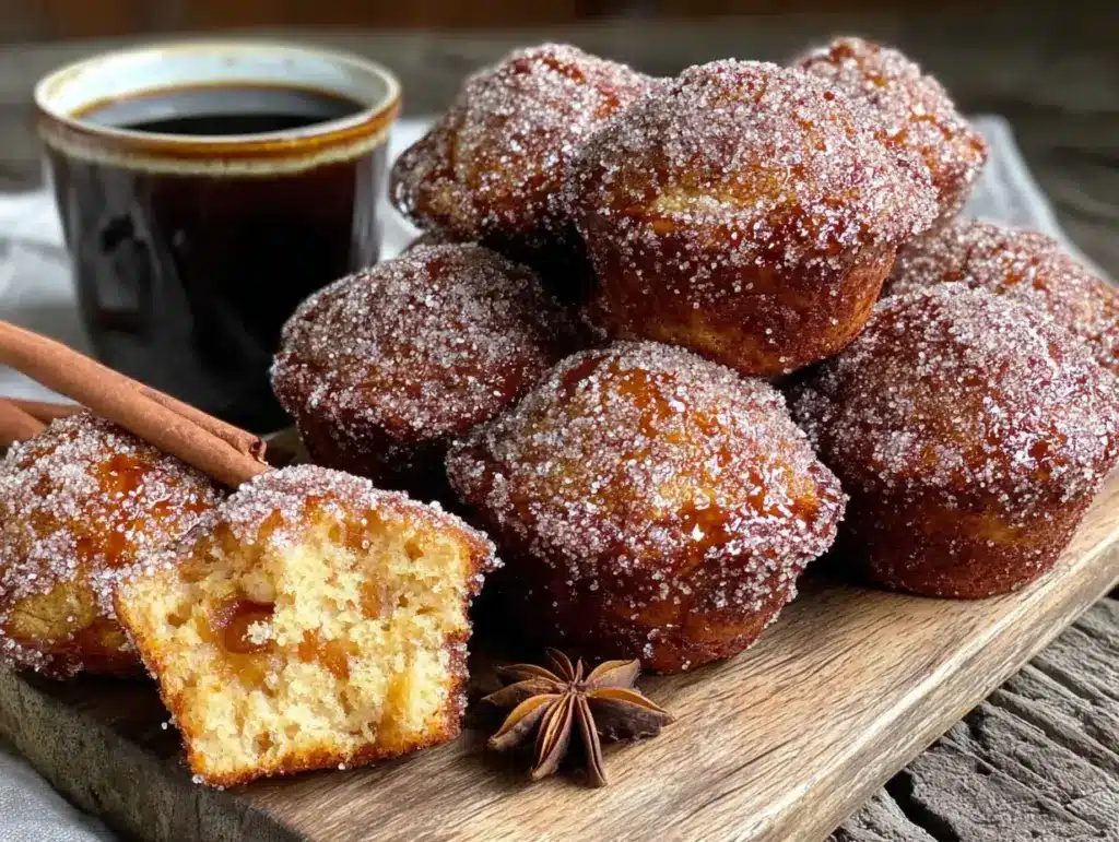 apple cider donut muffins - featured image