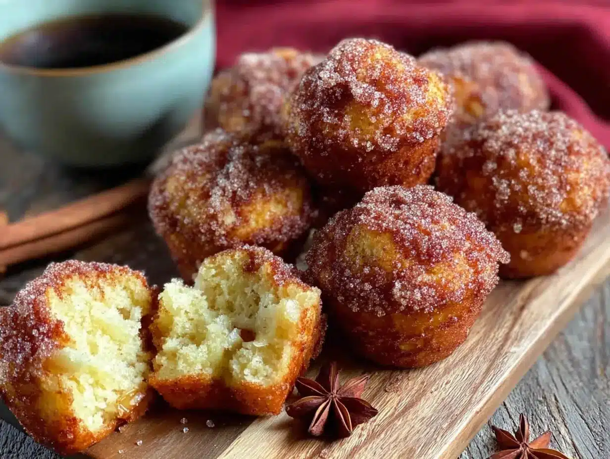apple cider donut muffins preparation steps