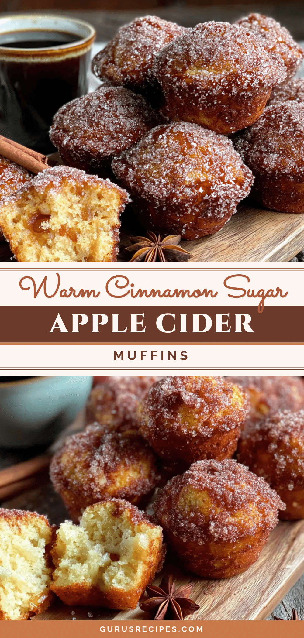 apple cider donut muffins recipe
