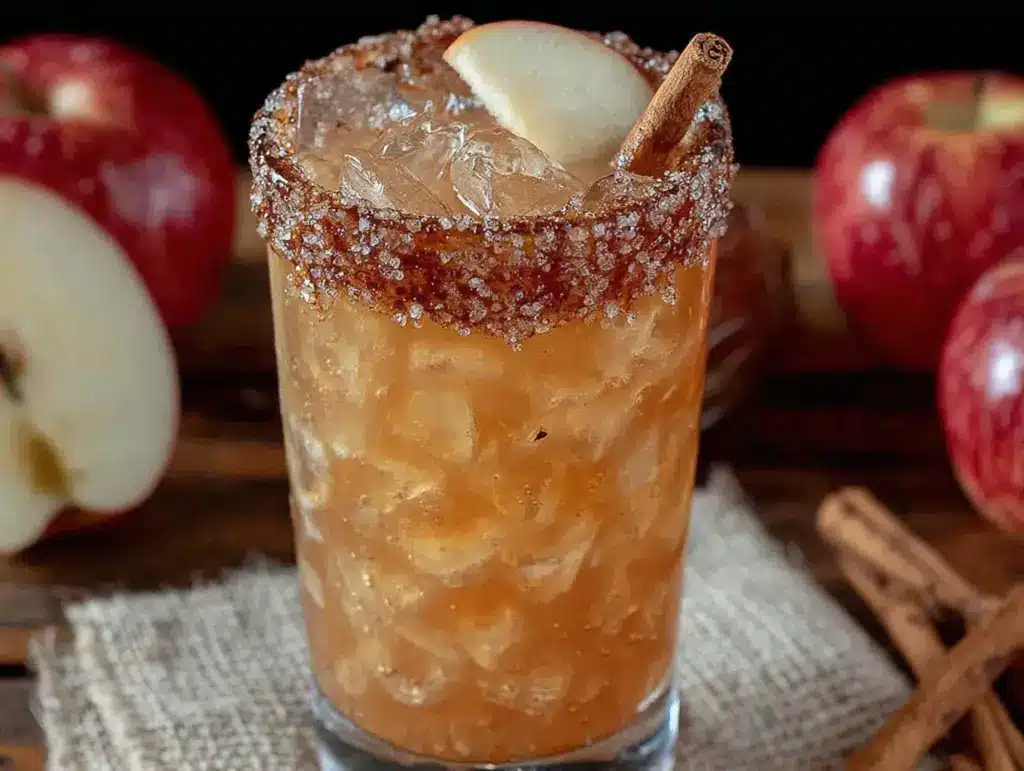 apple cider margarita - featured image