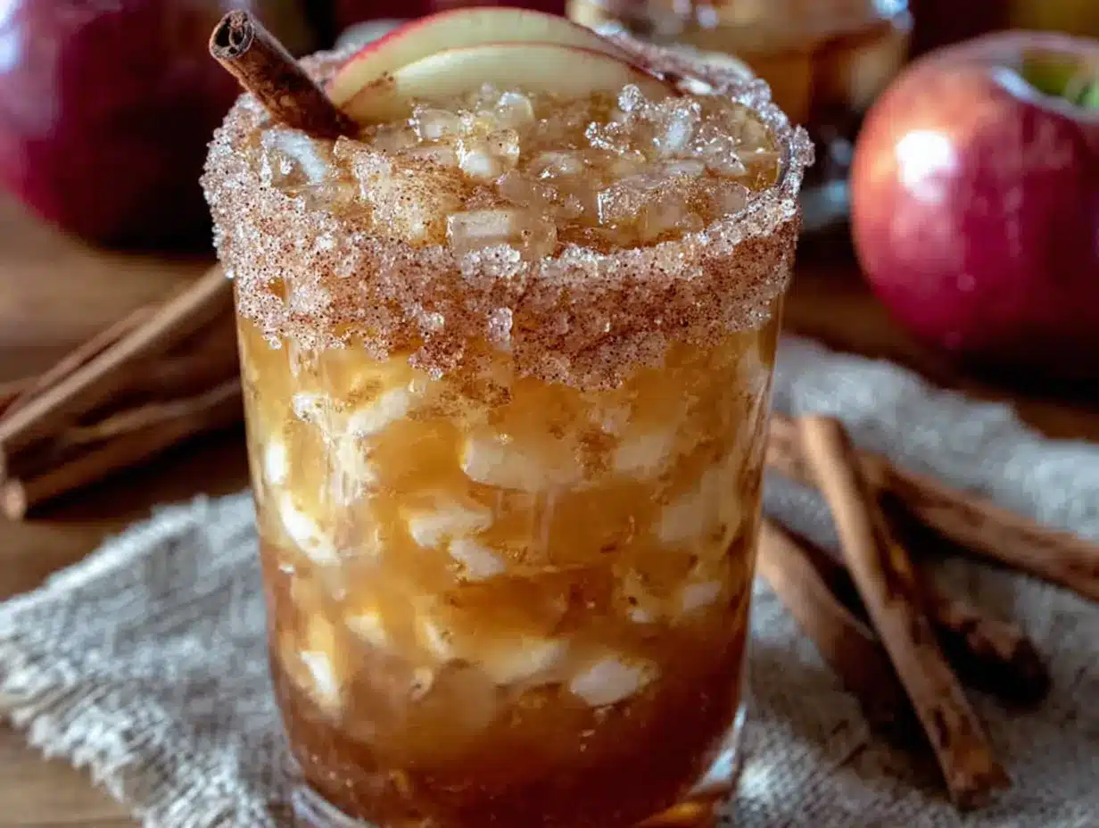 apple cider margarita preparation steps