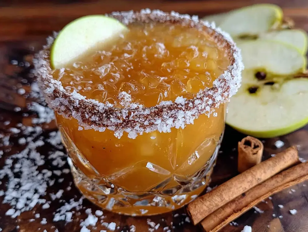 apple cider margaritas - featured image