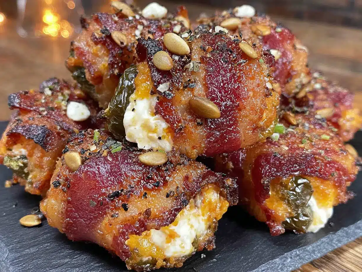 bacon-wrapped jalapeno popper football bites preparation steps