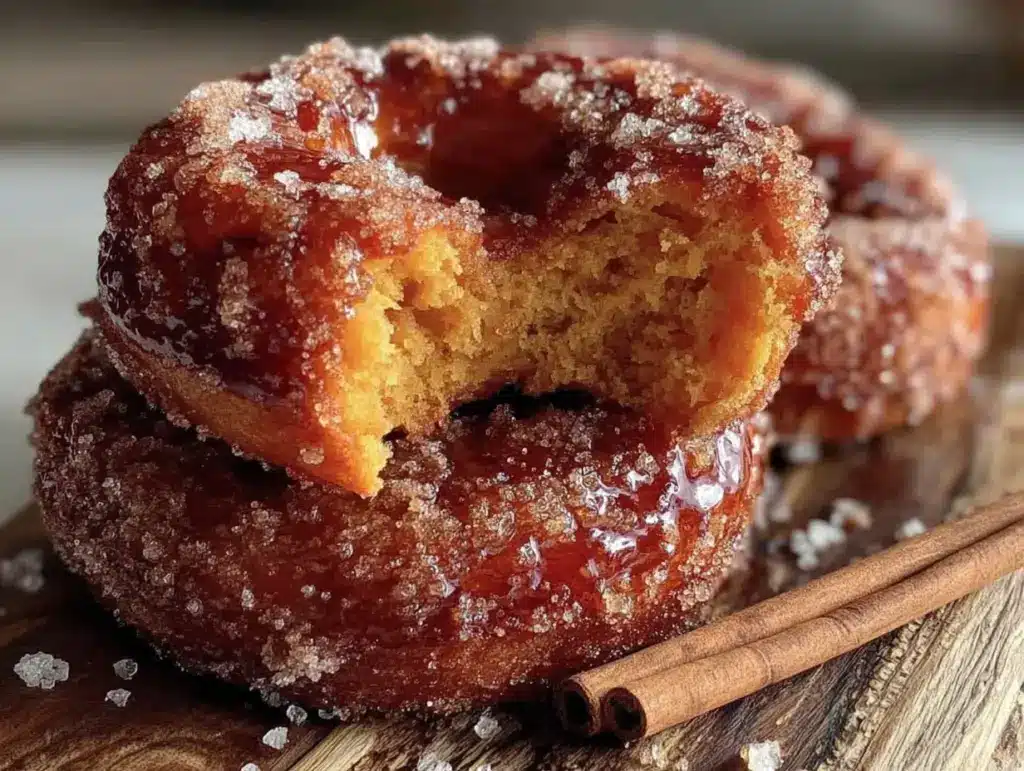 baked pumpkin donuts - featured image