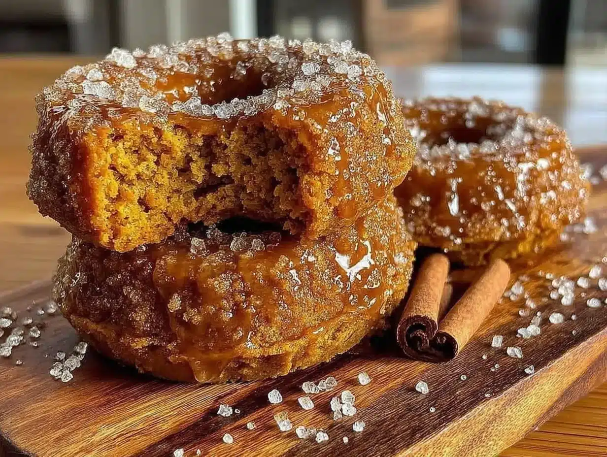 baked pumpkin donuts preparation steps