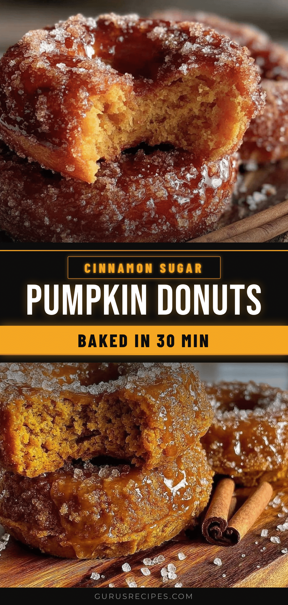 baked pumpkin donuts recipe
