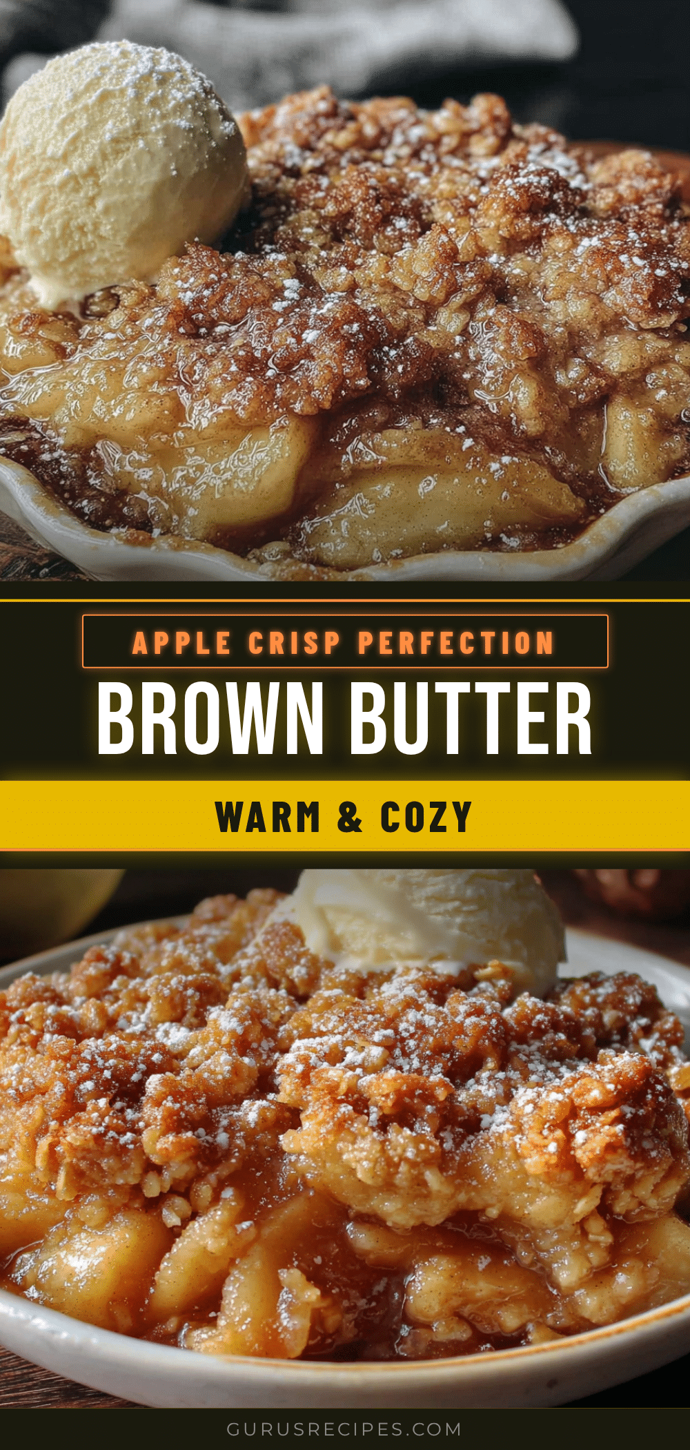 brown butter apple crisp recipe