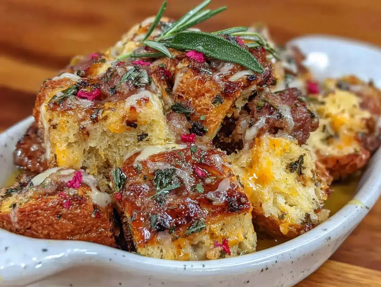 brown butter sage sausage stuffing preparation steps