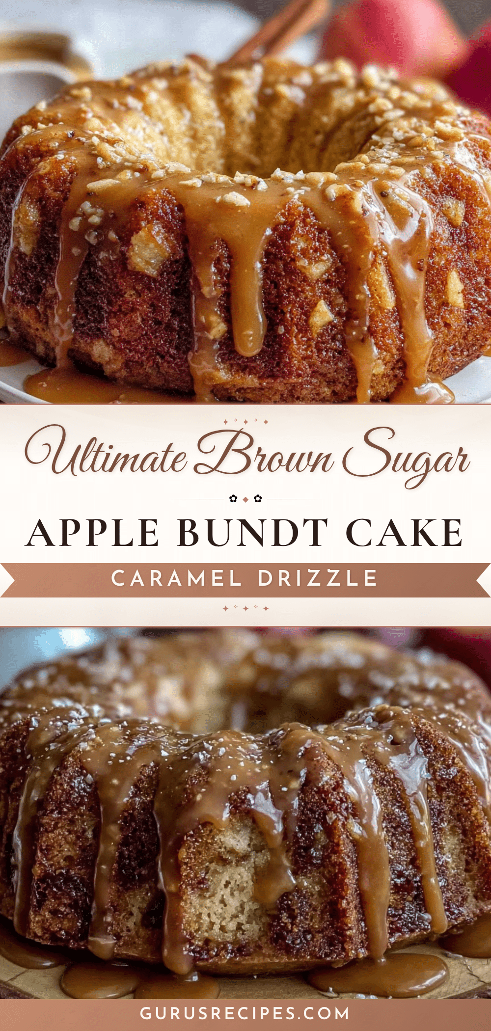 brown sugar apple bundt cake recipe