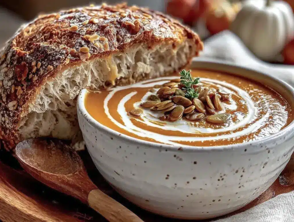 butternut squash and apple soup - featured image