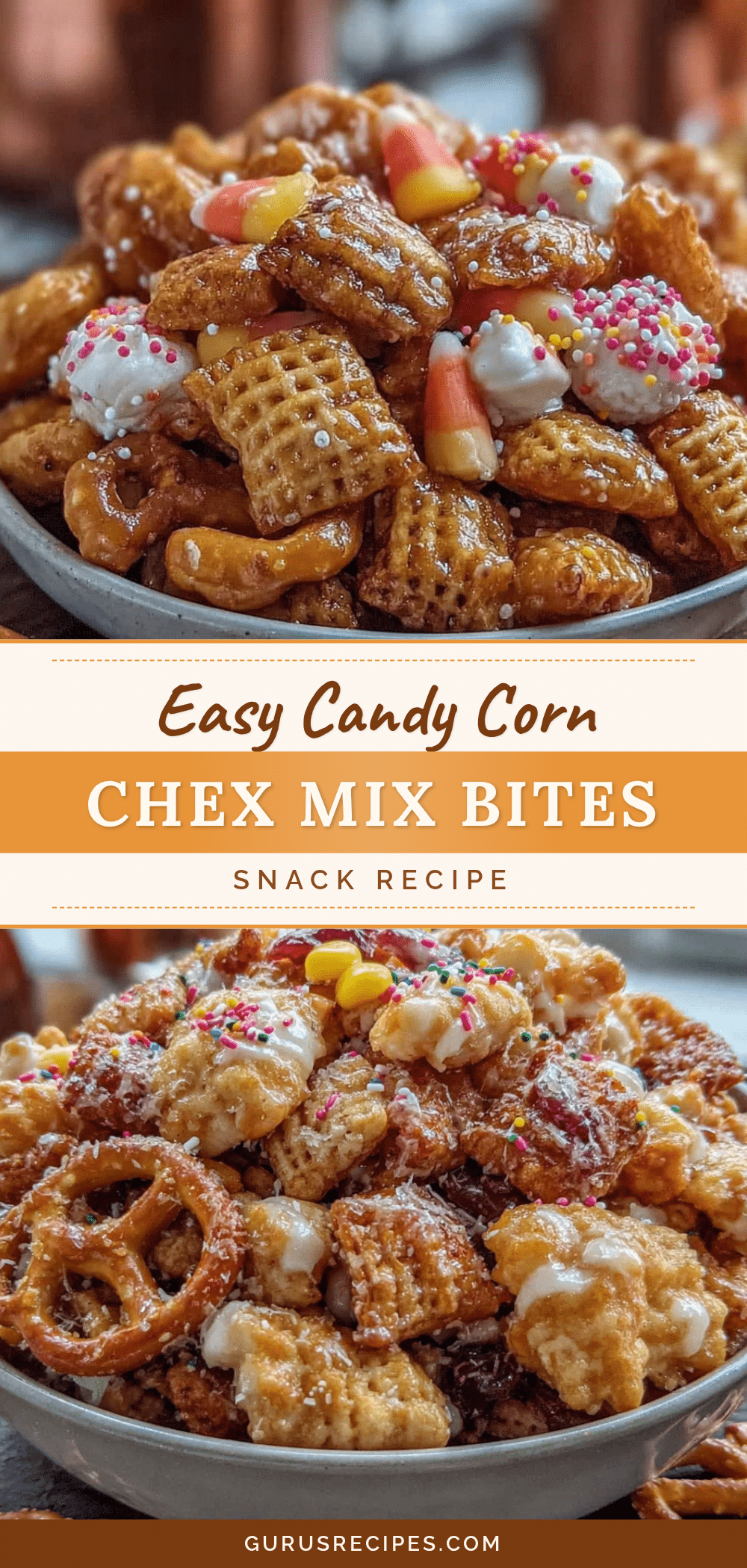 candy corn chex mix recipe recipe