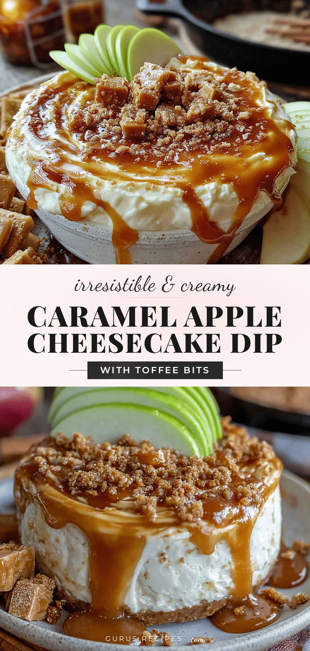 caramel apple cheesecake dip recipe