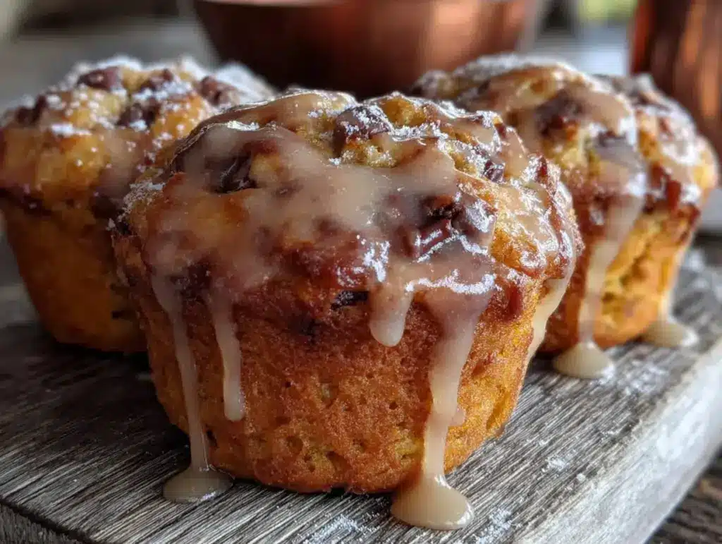 chocolate chip pumpkin muffins - featured image