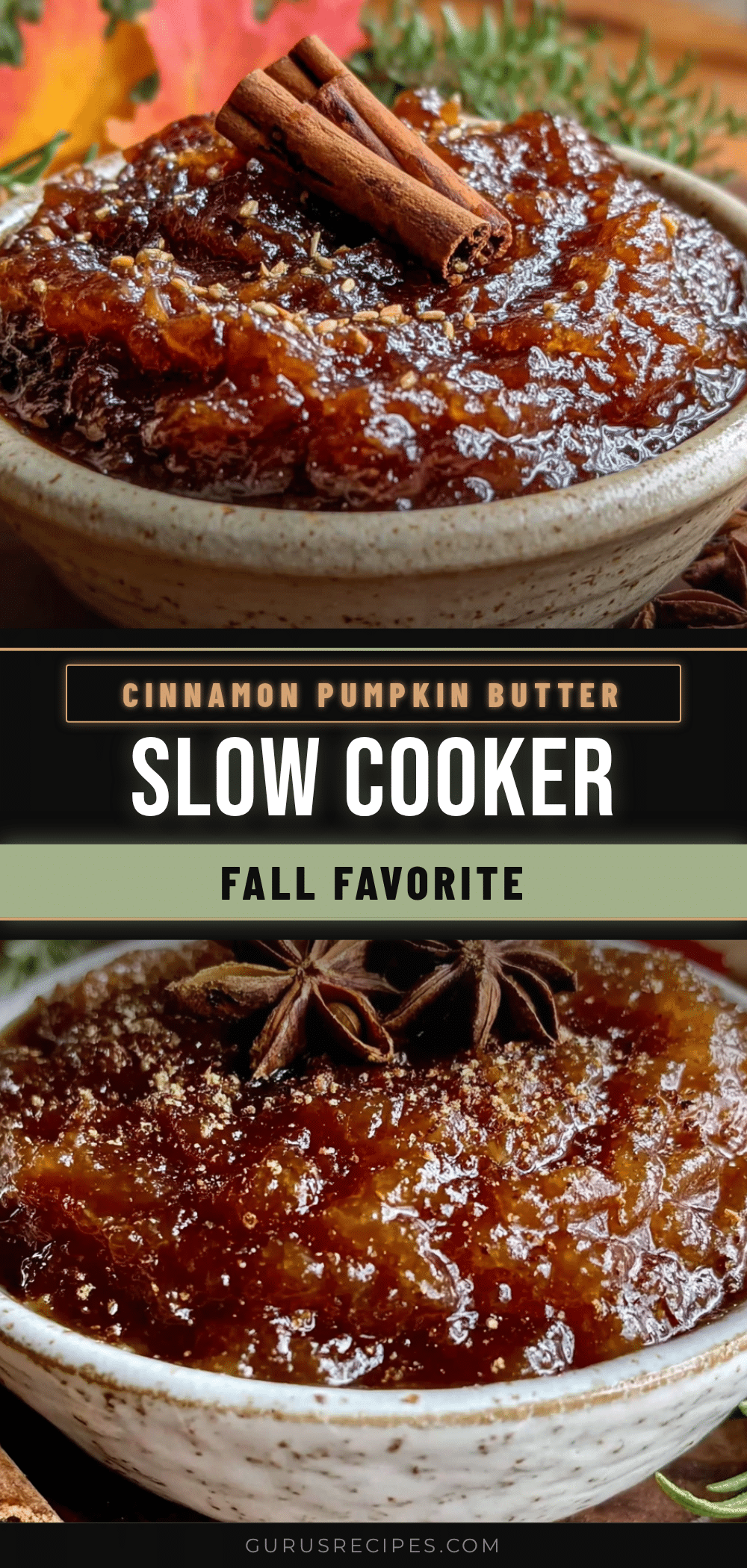 cozy slow cooker pumpkin butter with cinnamon stick recipe