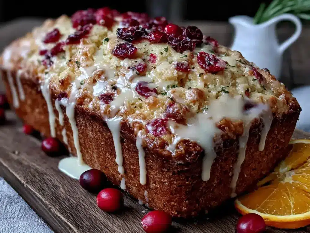cranberry orange bread - featured image