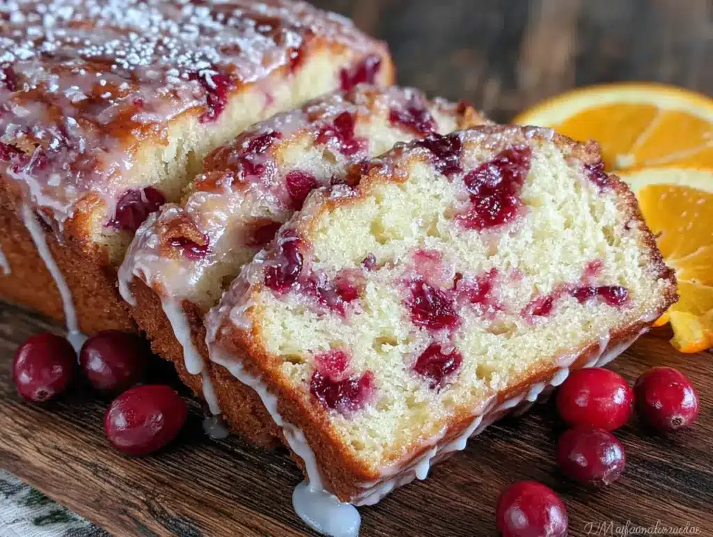 cranberry orange bread - featured image
