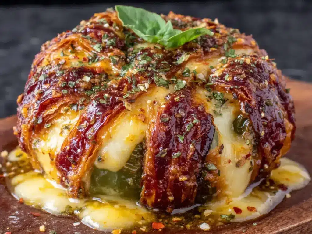 creamy mummy stuffed peppers - featured image