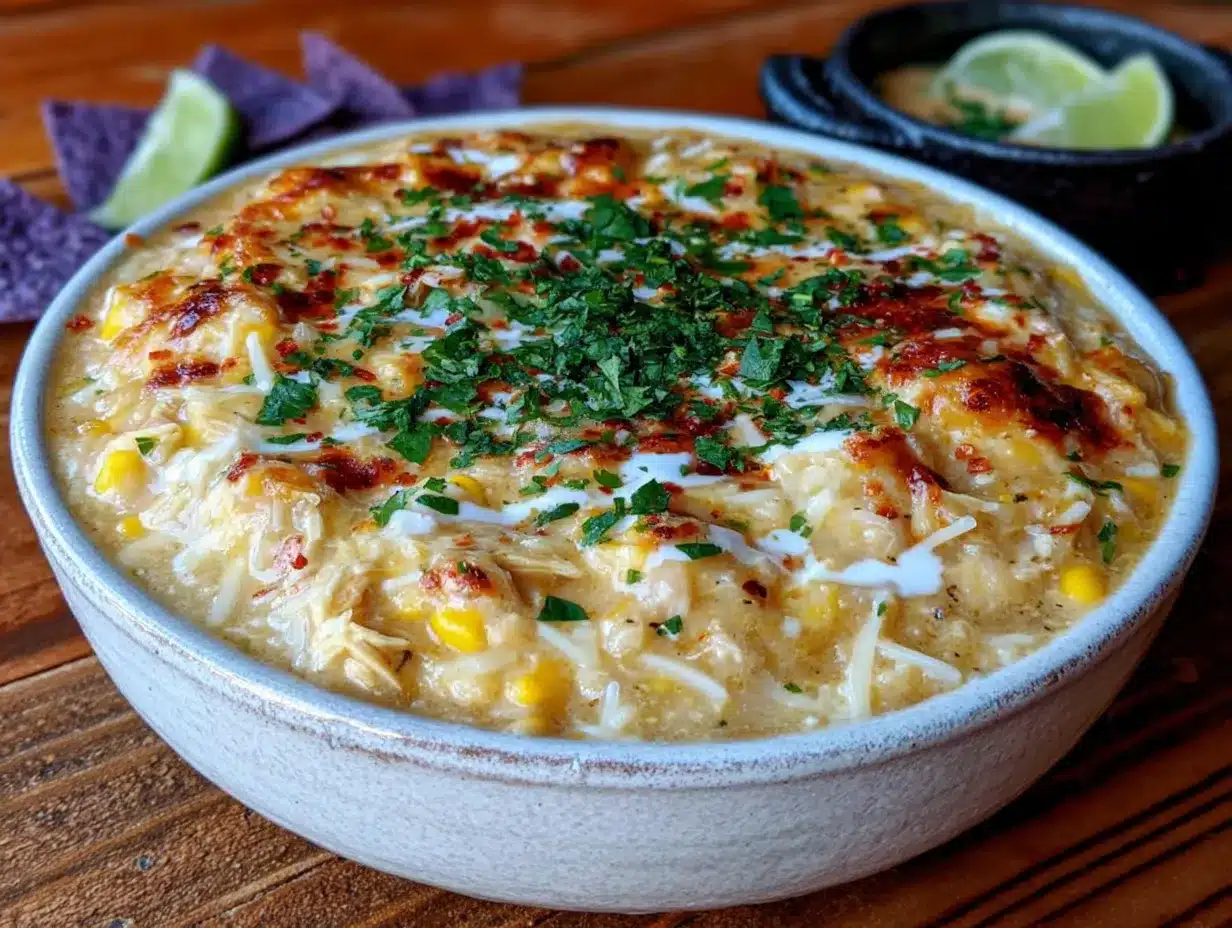creamy slow cooker white chicken chili preparation steps