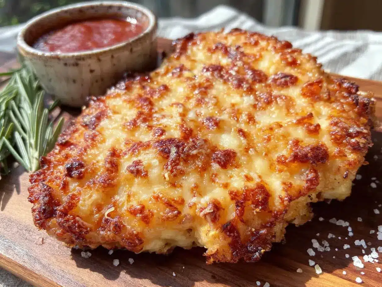Crispy Air Fryer Parmesan Chicken Breast preparation steps
