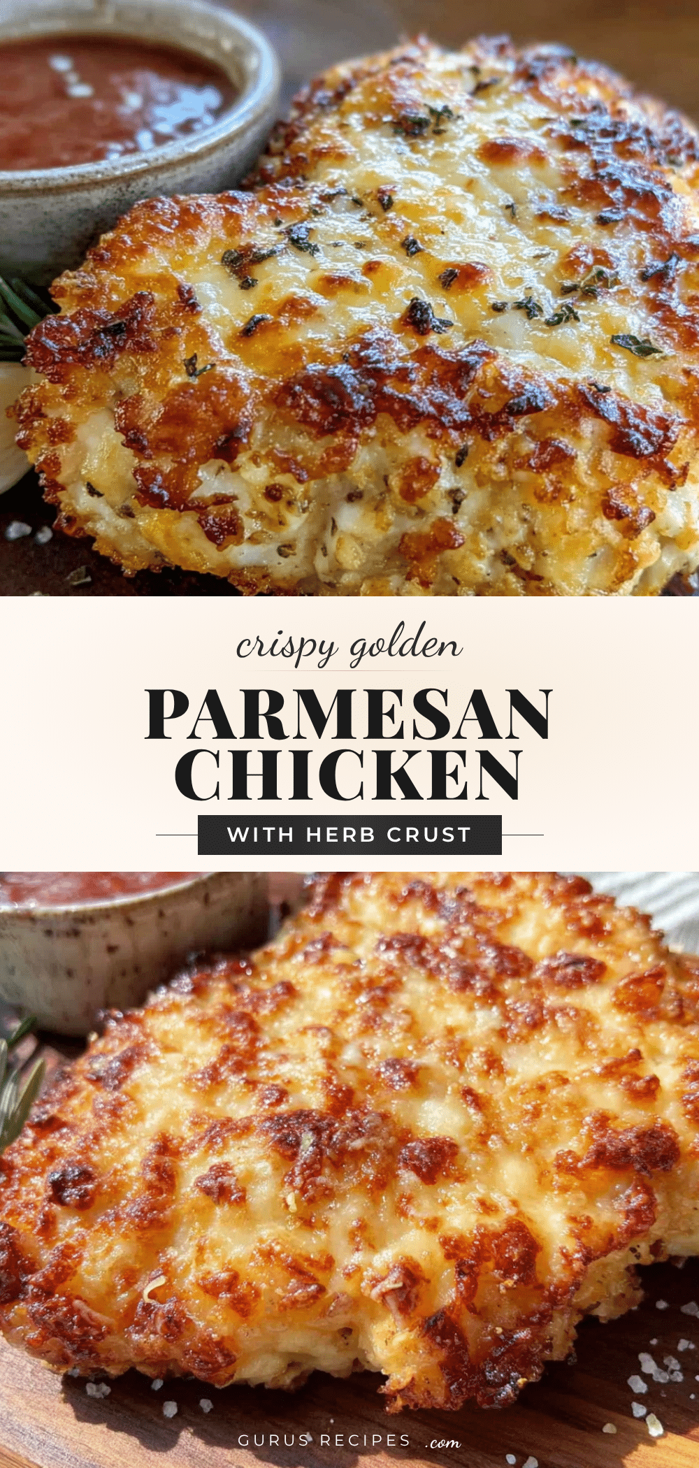 Crispy Air Fryer Parmesan Chicken Breast recipe