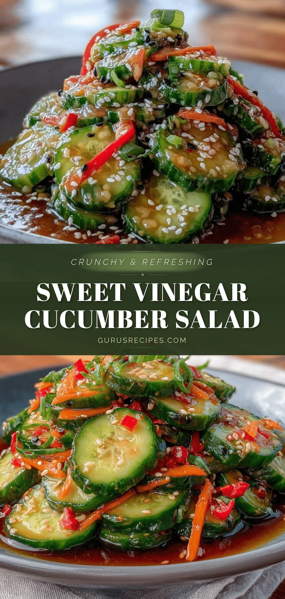 crispy cucumber salad recipe