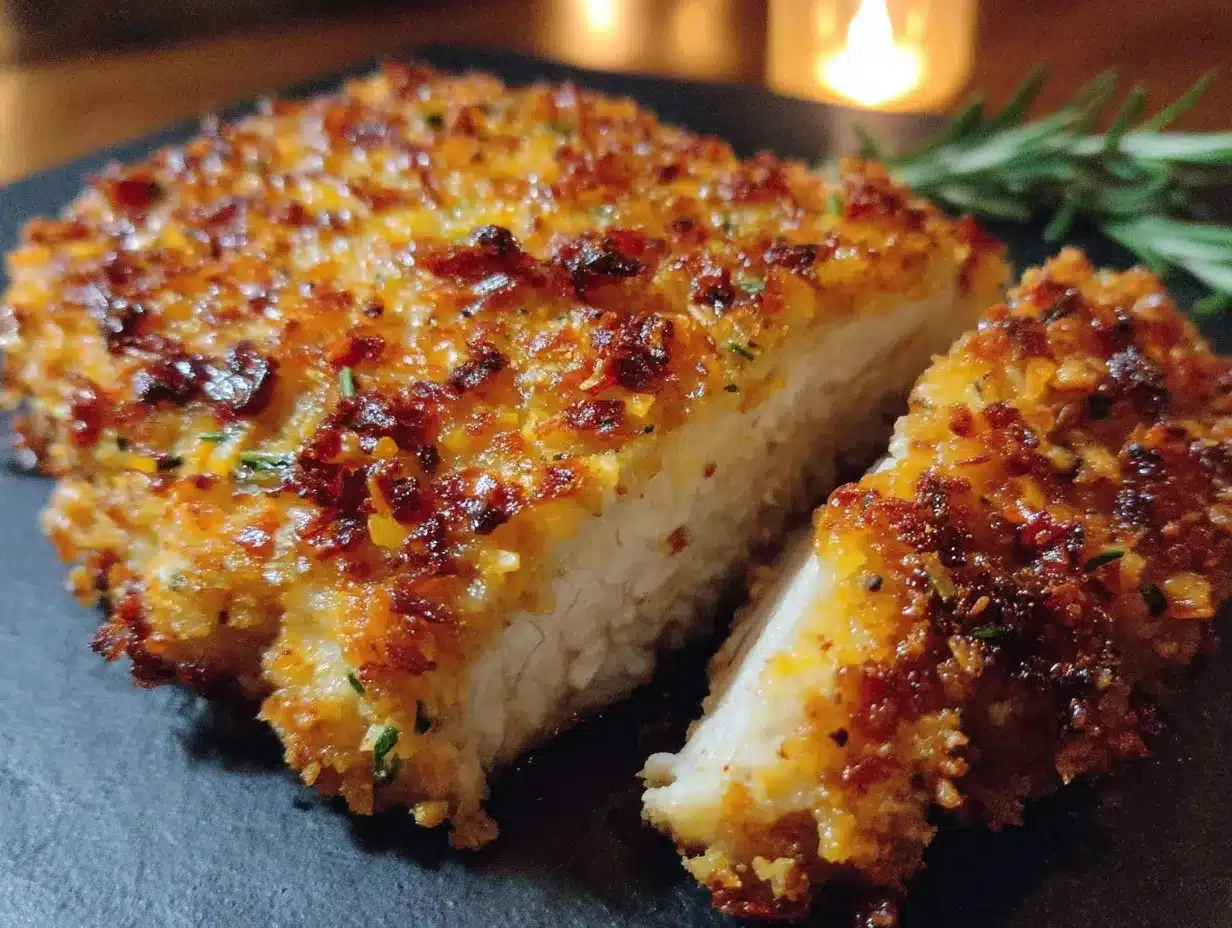 crispy panko parmesan chicken preparation steps