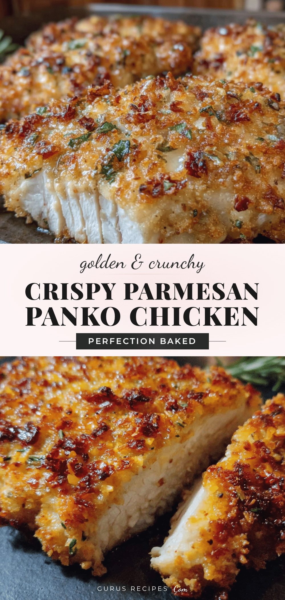 crispy panko parmesan chicken recipe