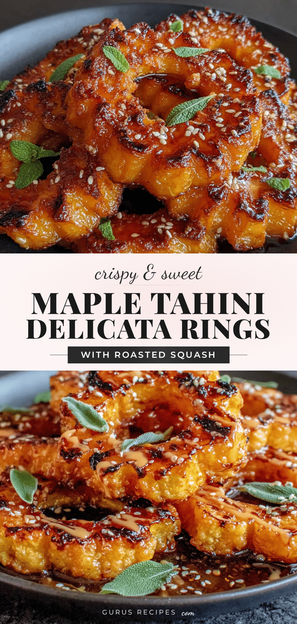 crispy roasted delicata squash rings recipe