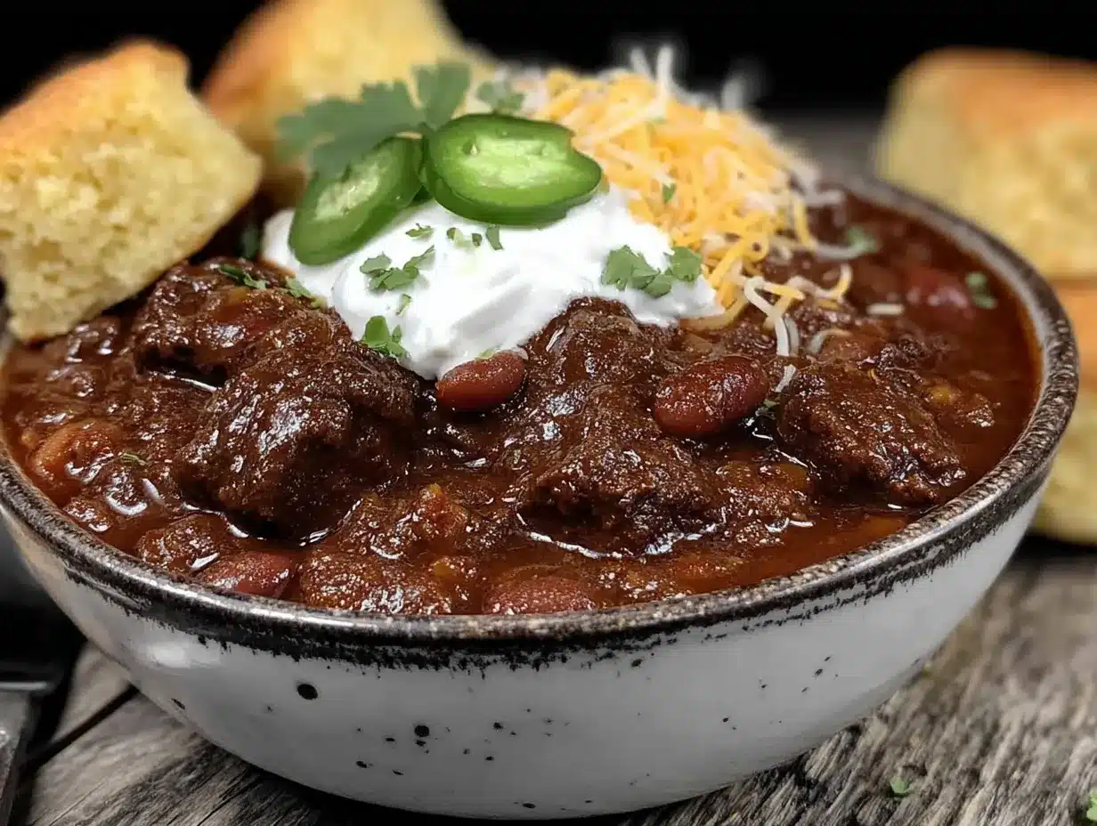 Crockpot Chili for Football Sundays preparation steps