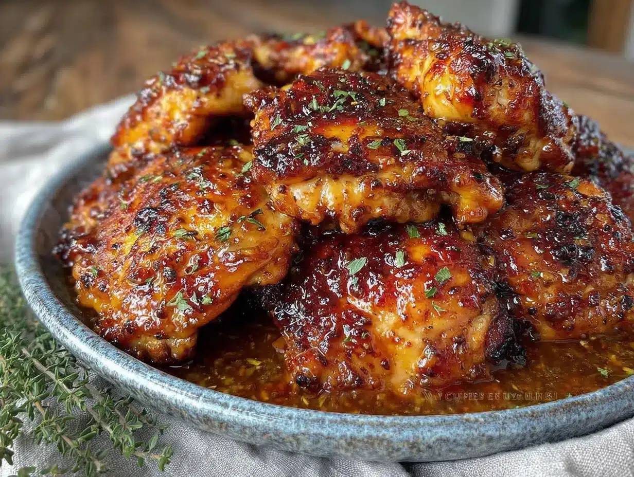 crockpot honey garlic chicken thighs preparation steps