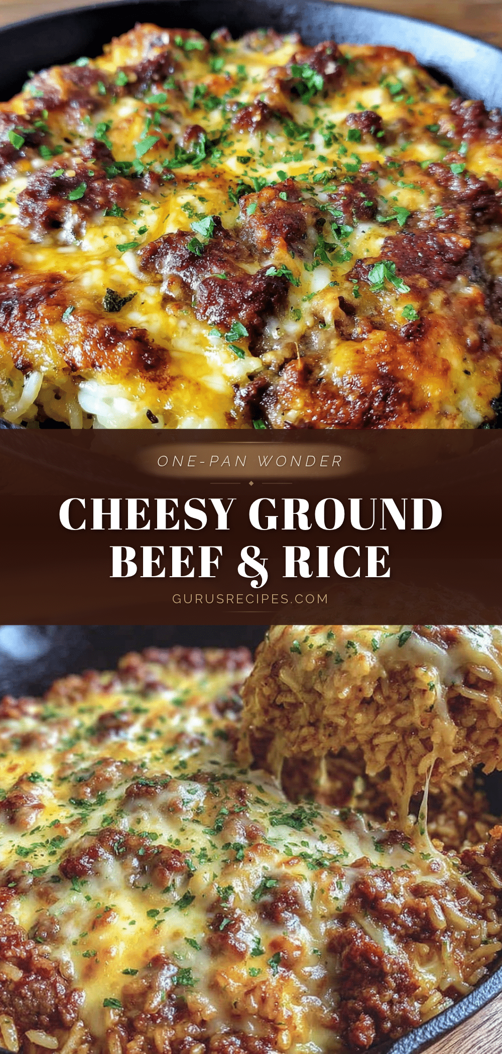 easy cheesy ground beef and rice skillet recipe