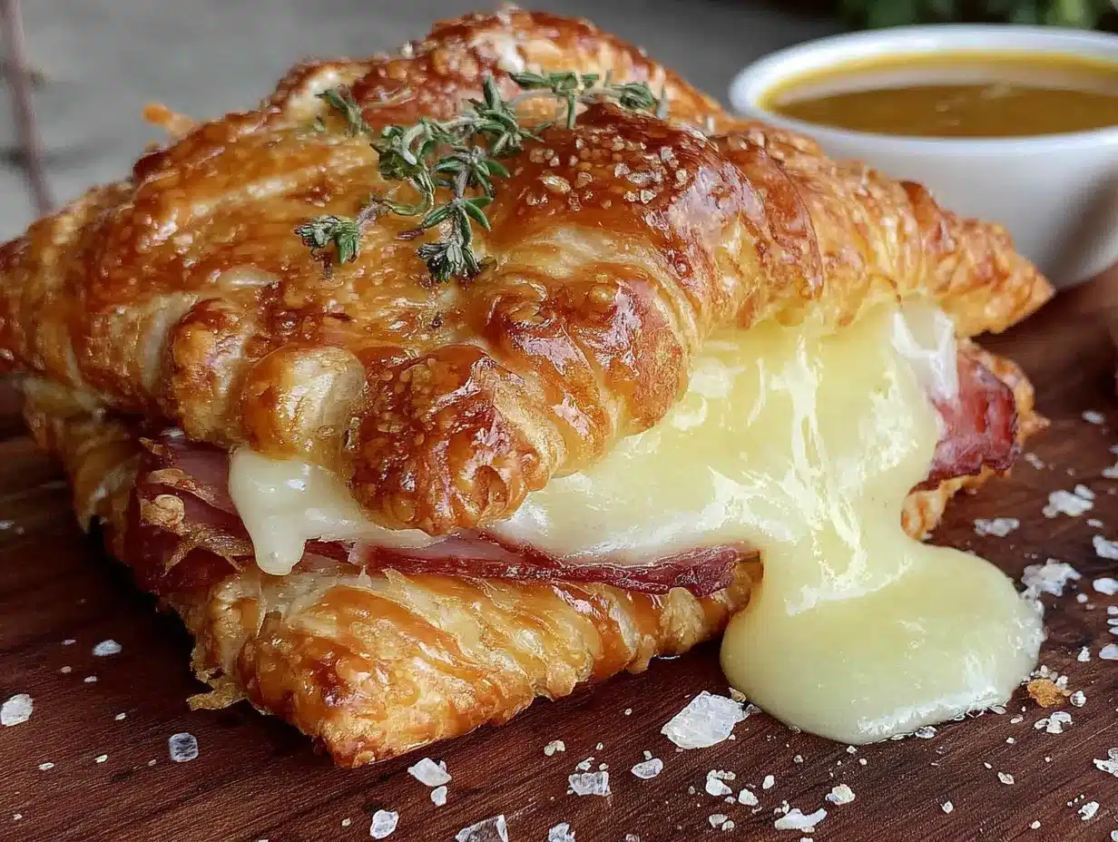 Easy Freezer-Friendly Ham and Cheese Pockets preparation steps