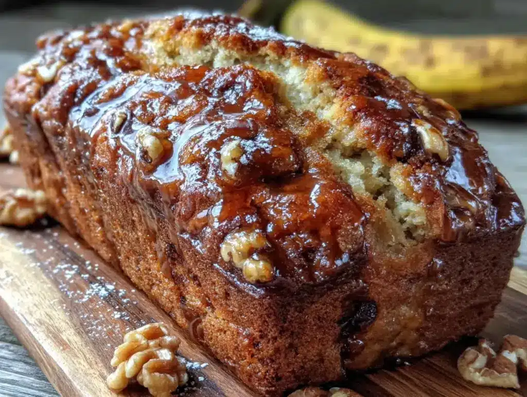 easy no-knead same-day banana bread - featured image