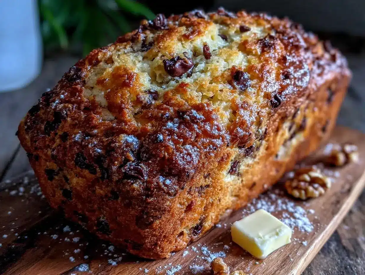 easy no-knead same-day banana bread preparation steps