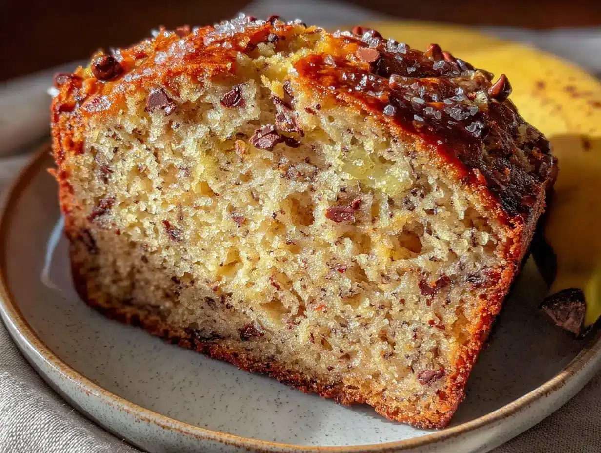easy one-bowl banana bread preparation steps