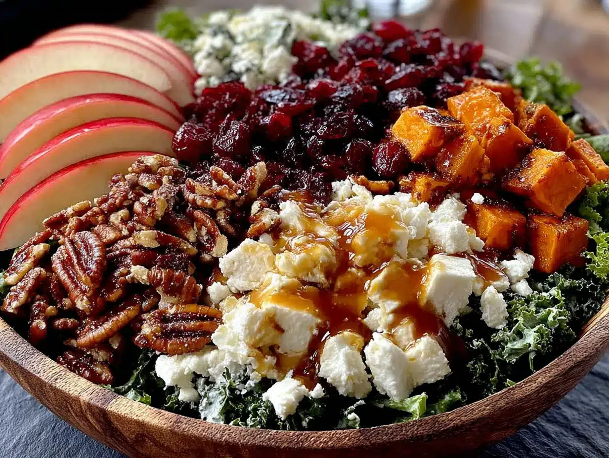 fall harvest chopped salad preparation steps