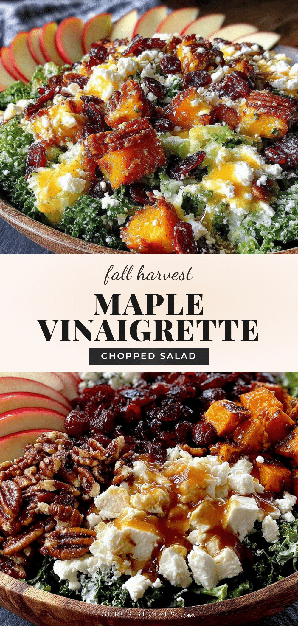 fall harvest chopped salad recipe