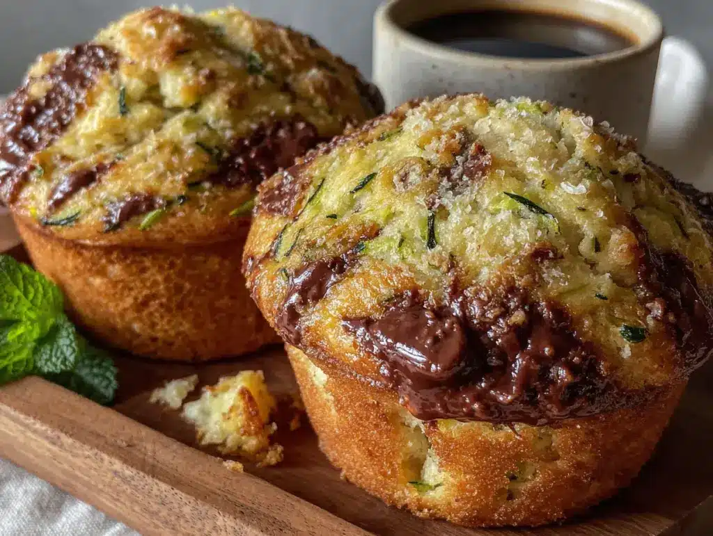 freezer-friendly zucchini banana bread muffins - featured image