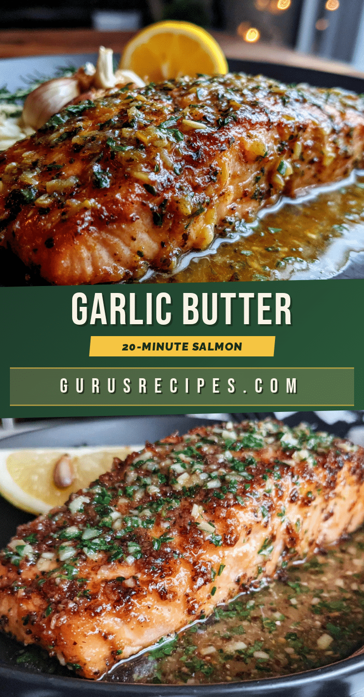 garlic butter salmon recipe