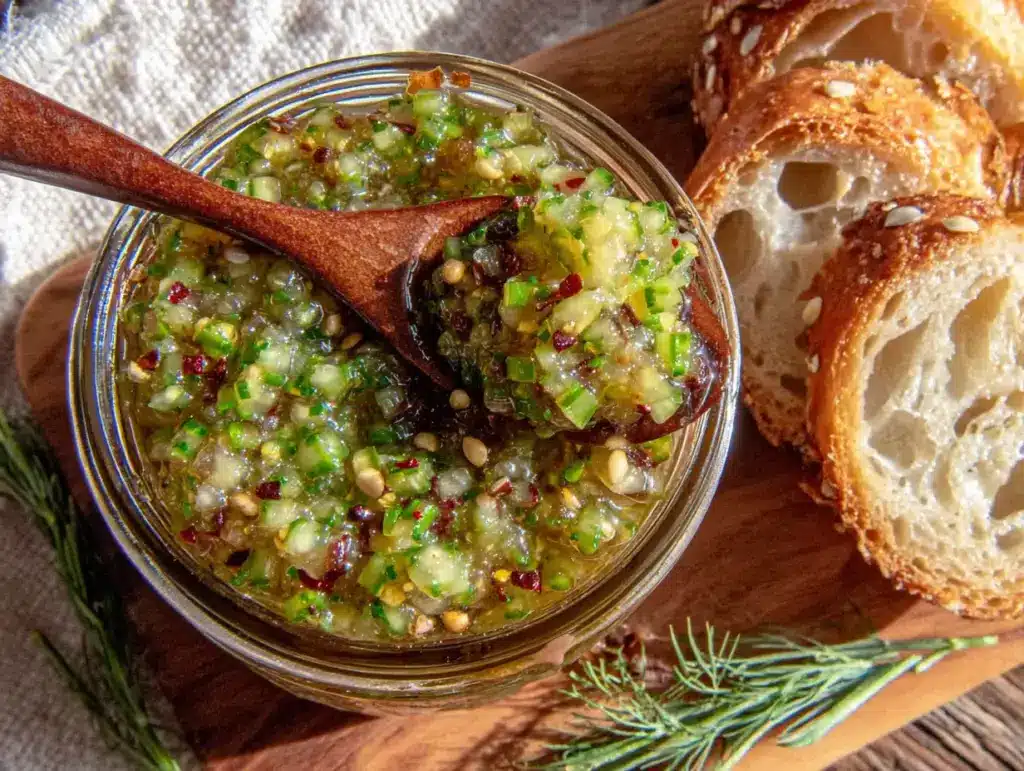 green tomato relish - featured image